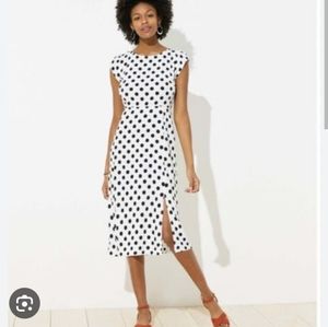Loft Midi Dress Size 2